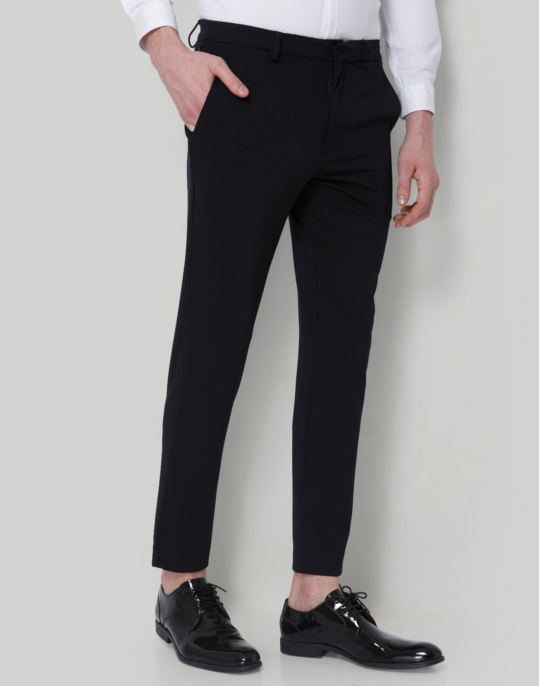 Black Slim Fit Trousers