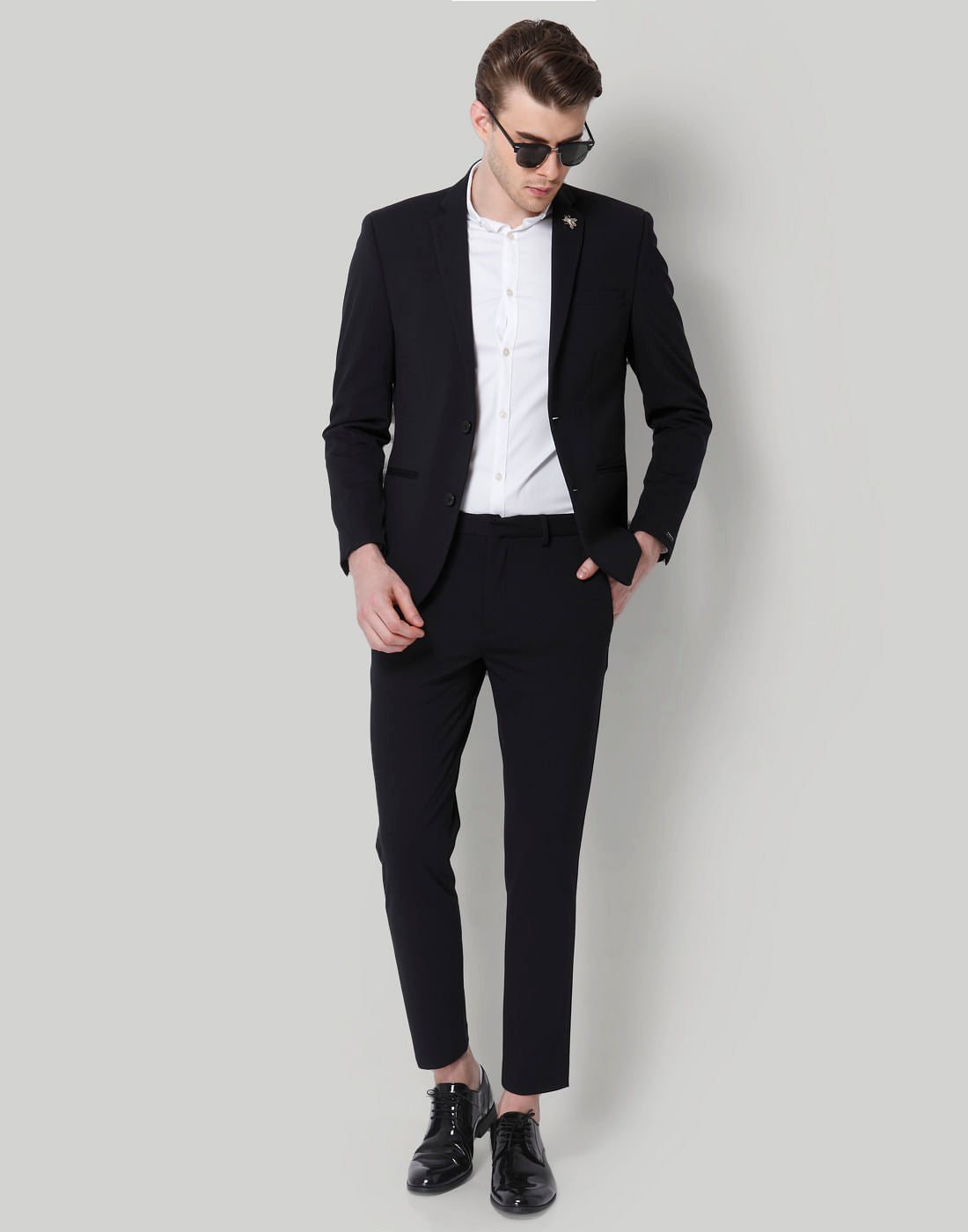 Black Slim Fit Trousers