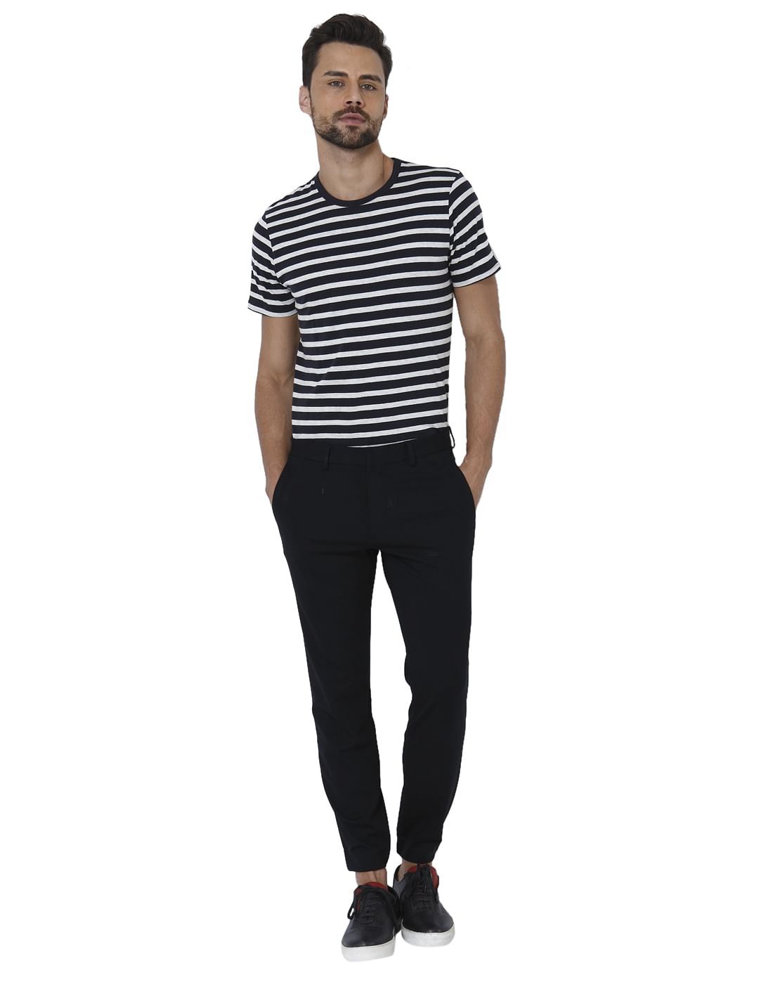 Black Slim Fit Trousers