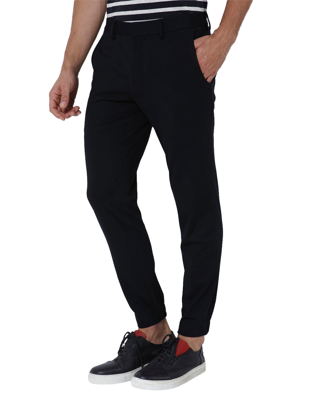 Black Slim Fit Trousers