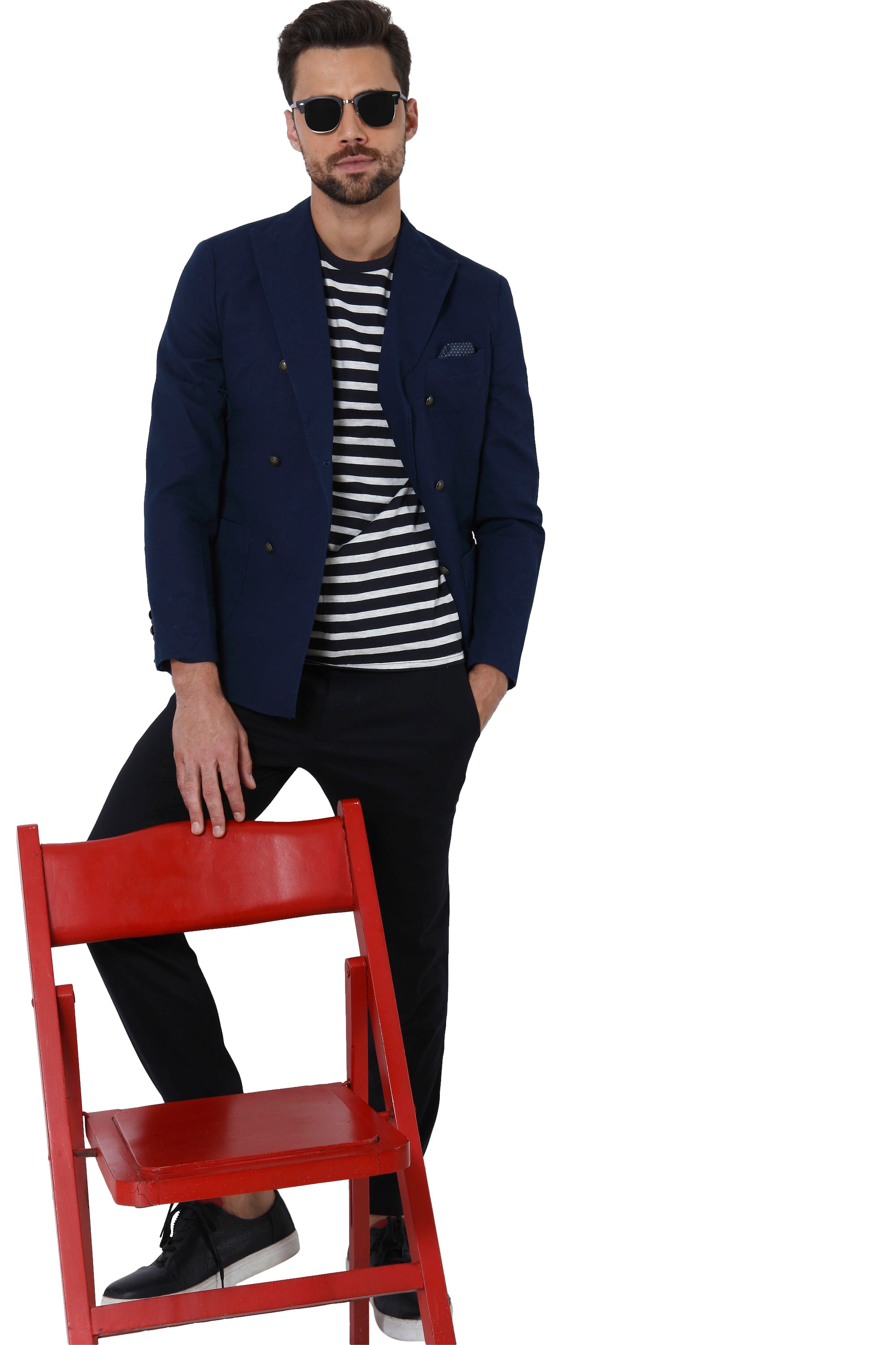 Black Slim Fit Trousers