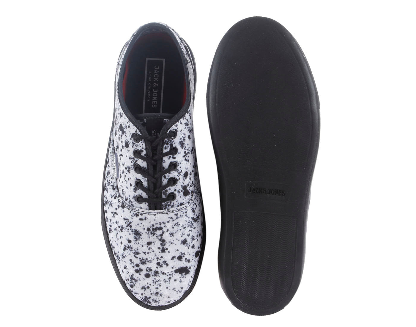 Black Dotted Sneakers