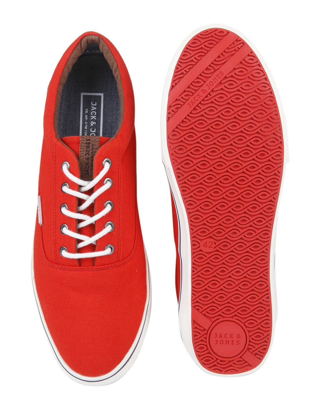 Bright Red Sneakers