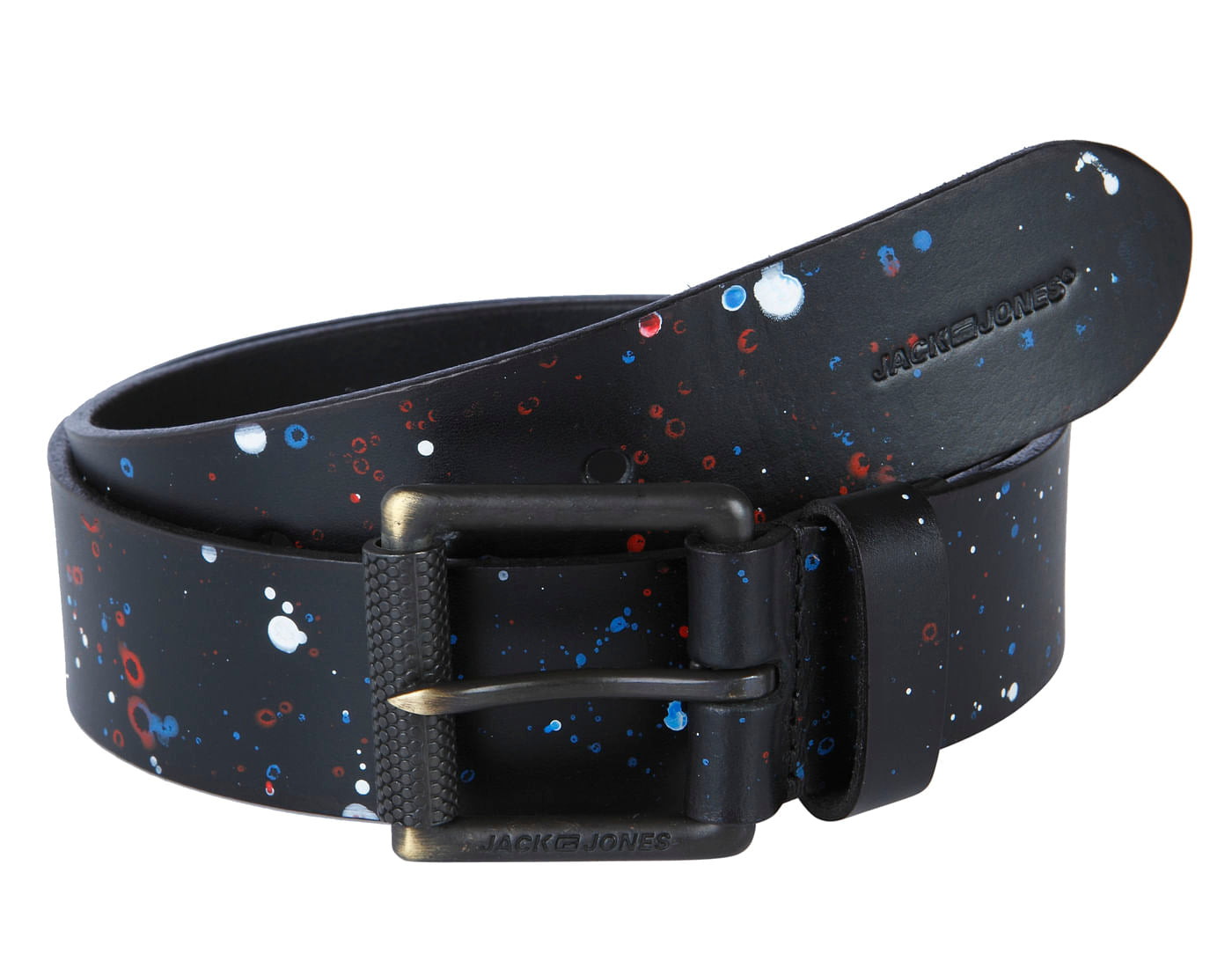 Black All Over Print Belt