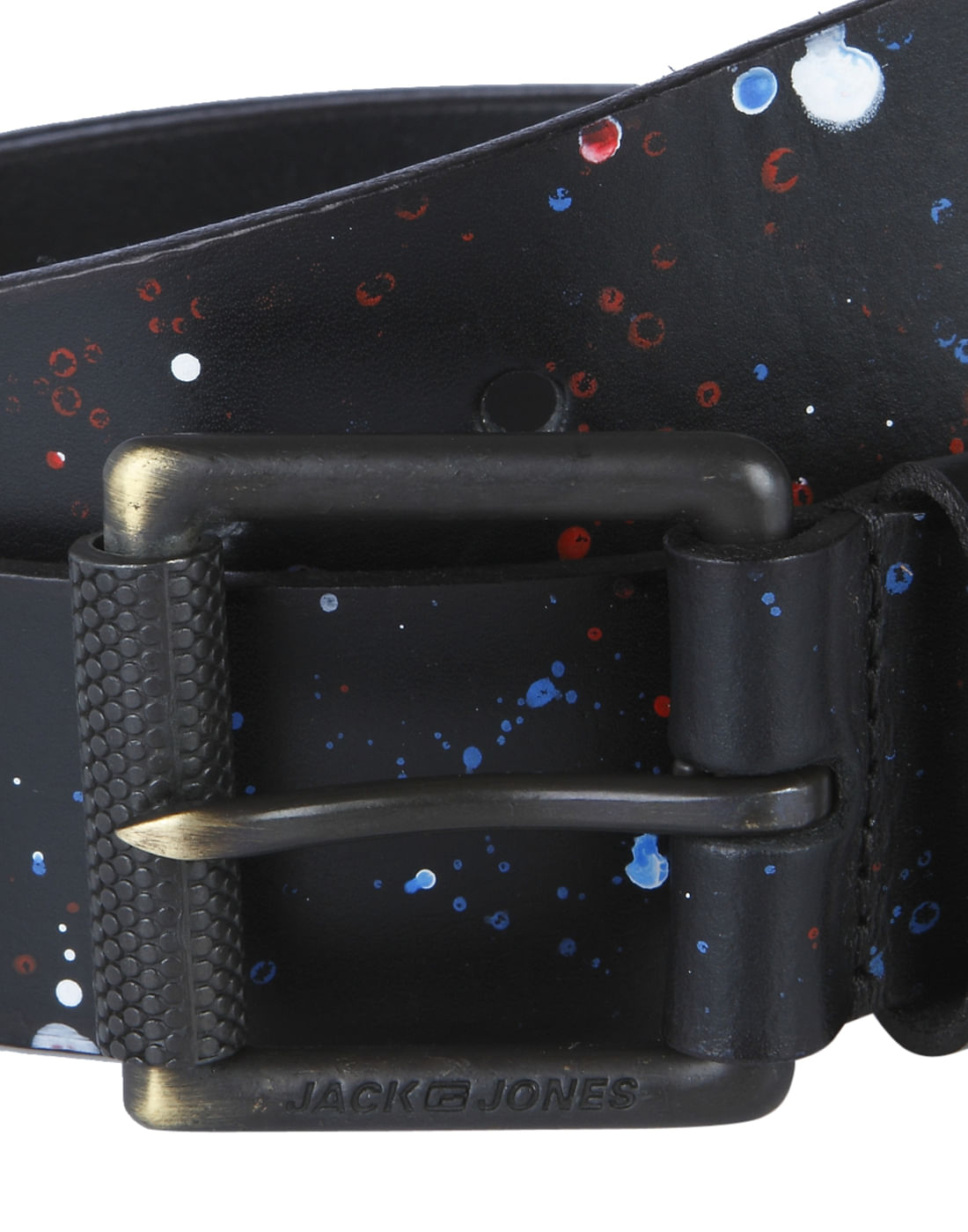 Black All Over Print Belt