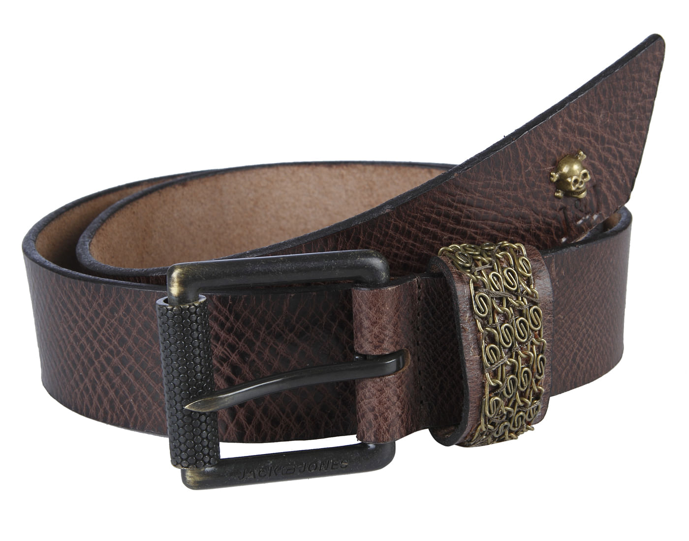 Brown Buckle Detail Belt
