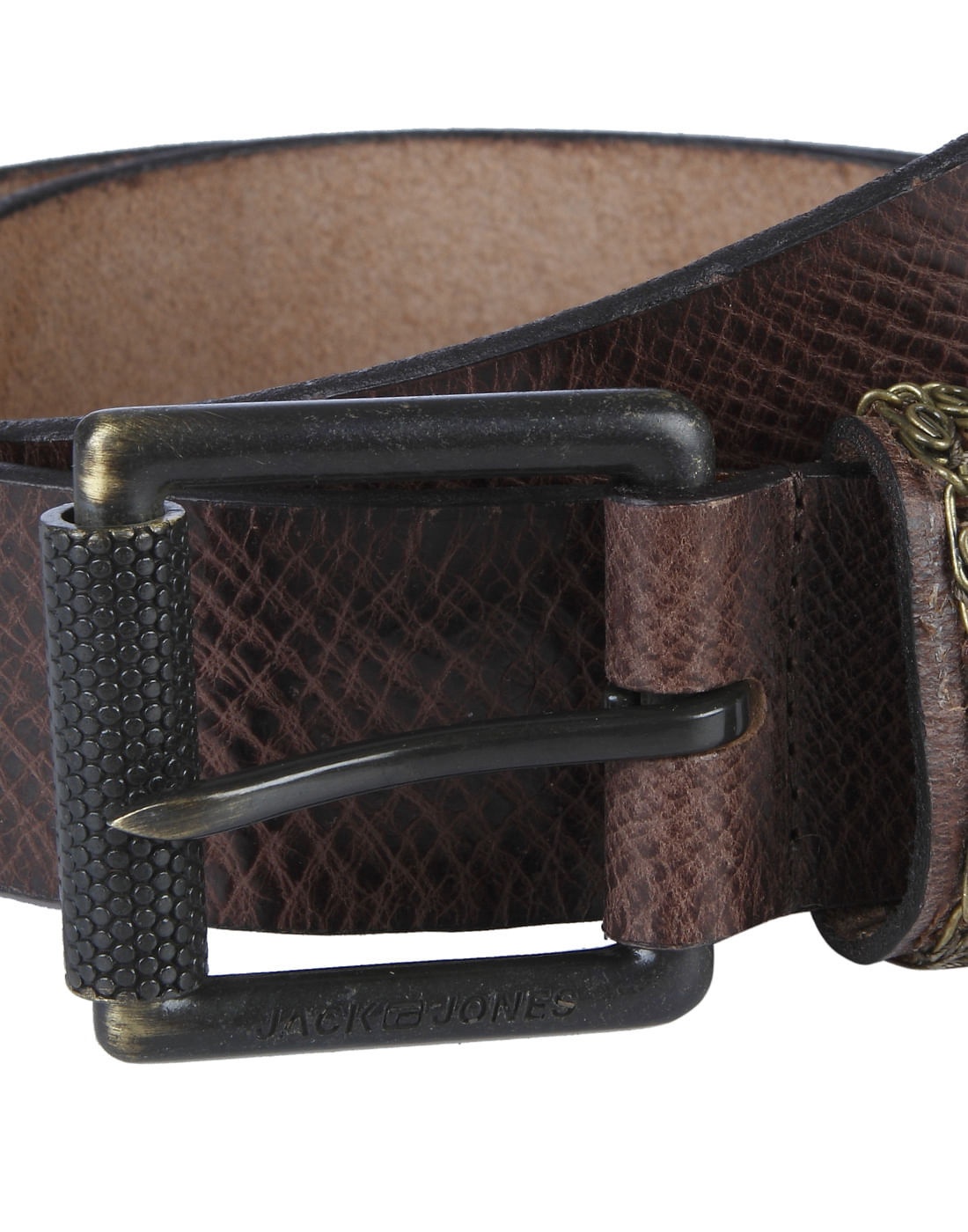 Brown Buckle Detail Belt