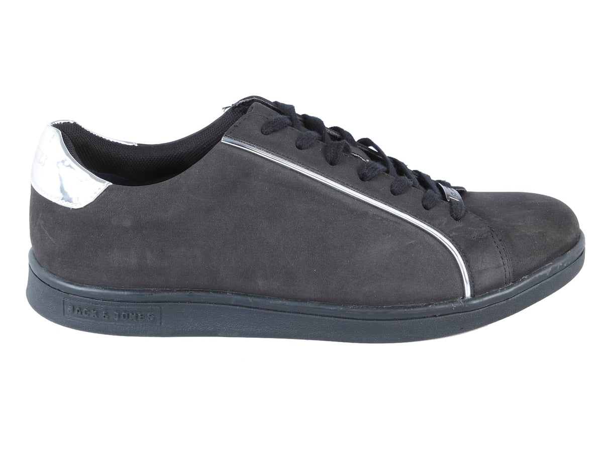 Black Lace Up Sneakers - 6
