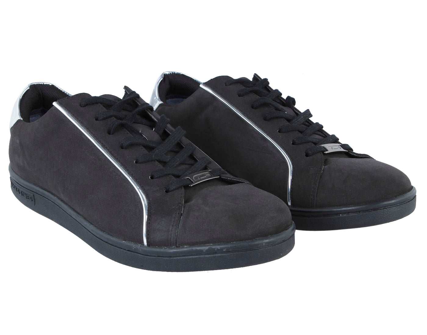 Black Lace Up Sneakers