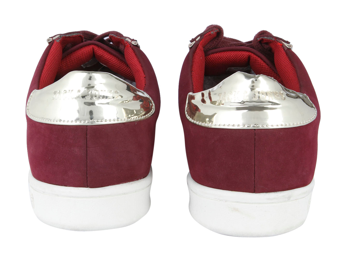 Maroon Lace Up Sneakers