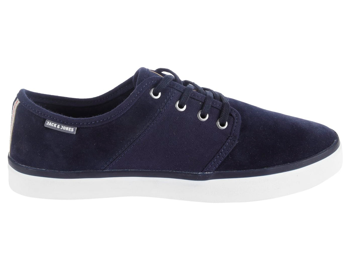 Blue Lace Up Sneakers - 6
