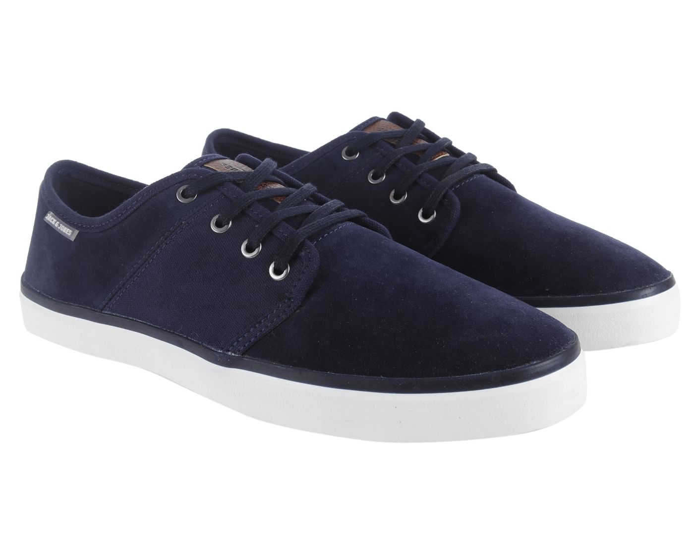 Blue Lace Up Sneakers