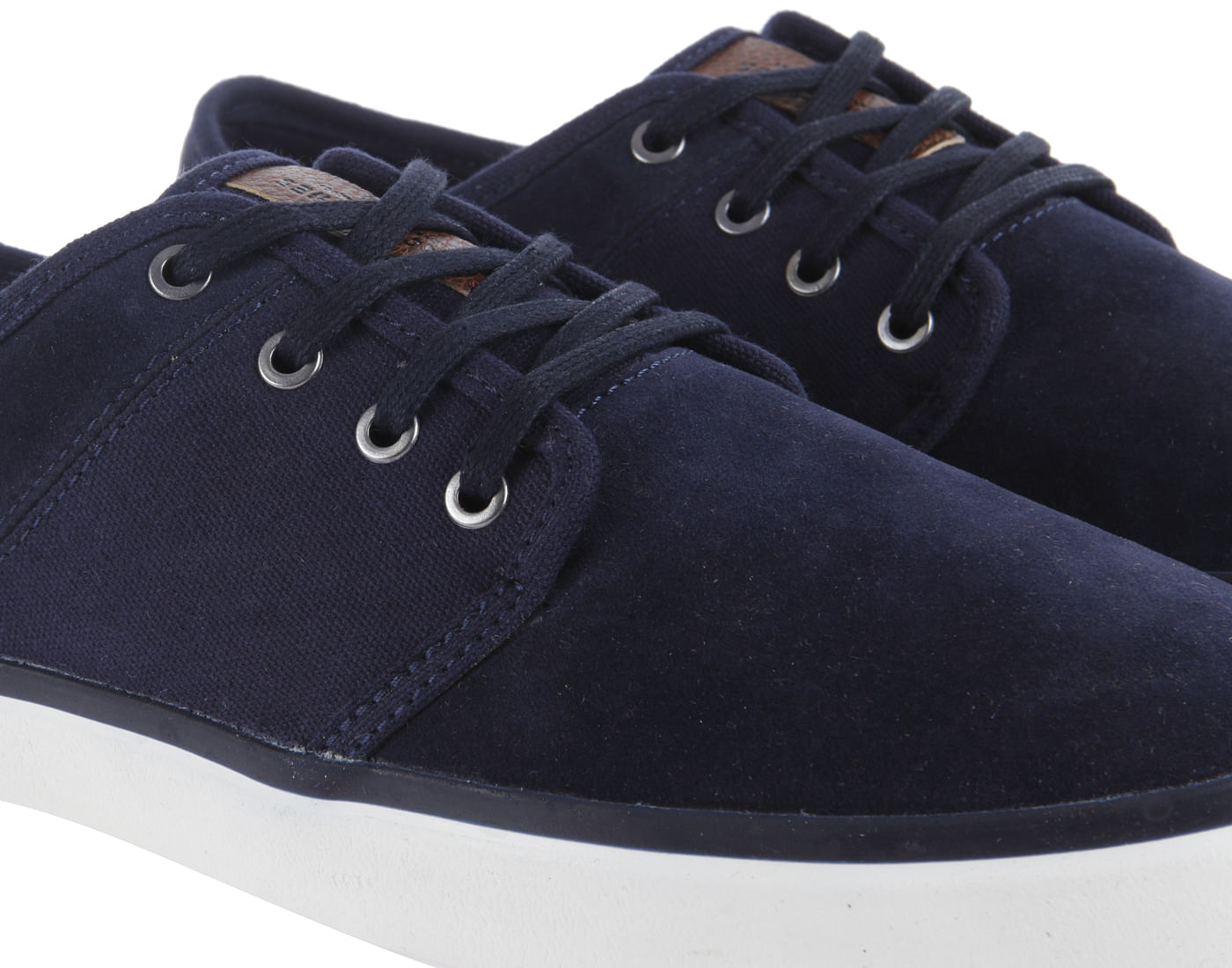 Blue Lace Up Sneakers