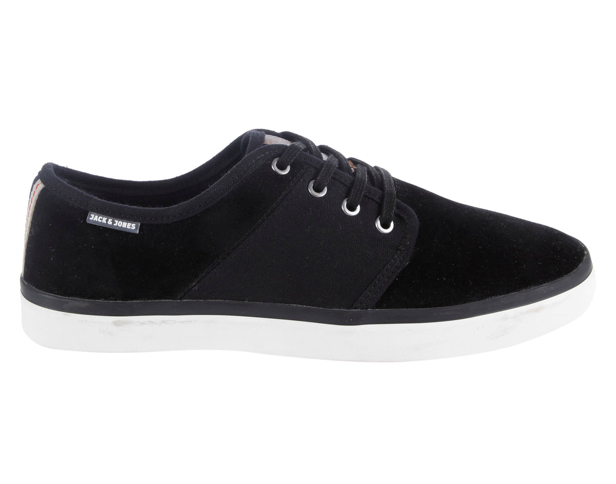 Black Lace Up Sneakers - 6