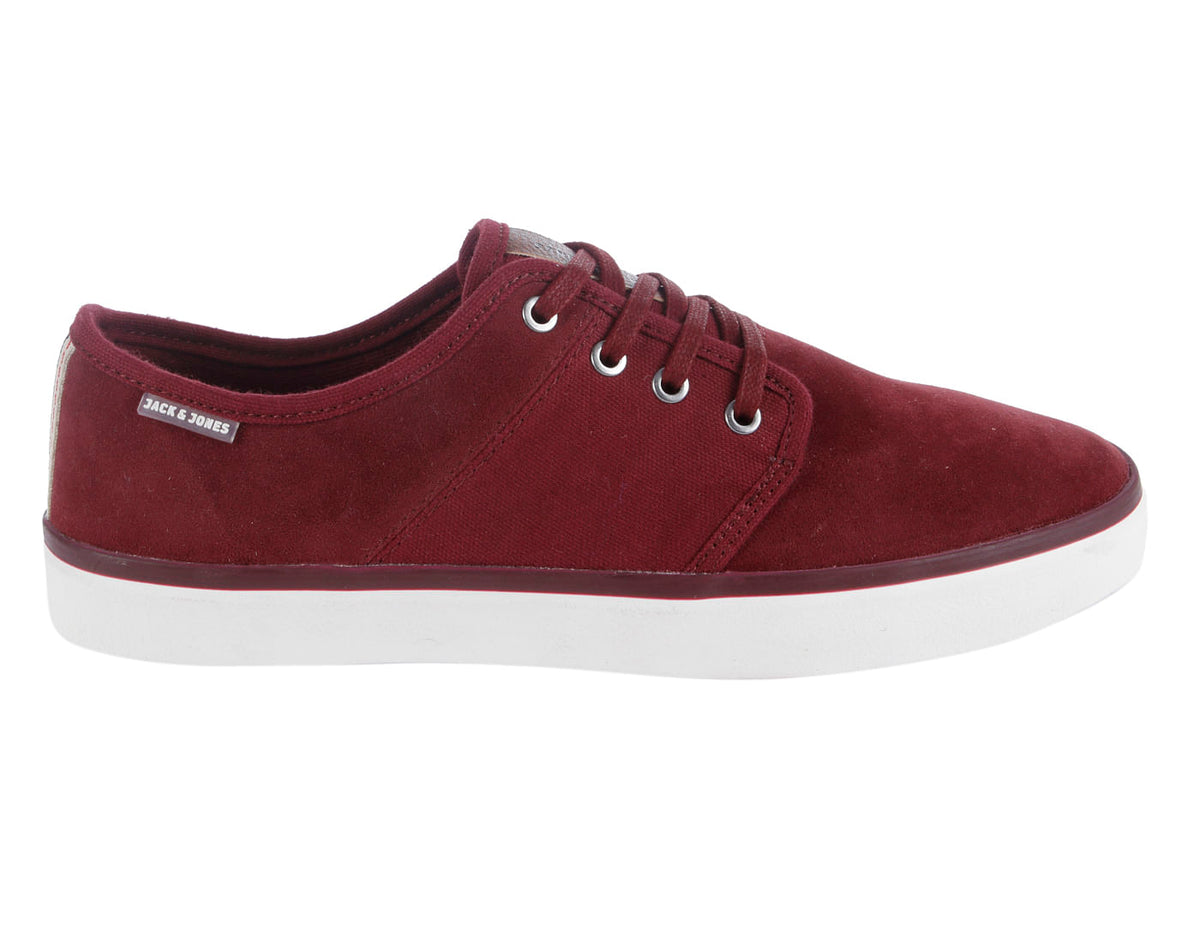 Red Lace Up Sneakers - 6