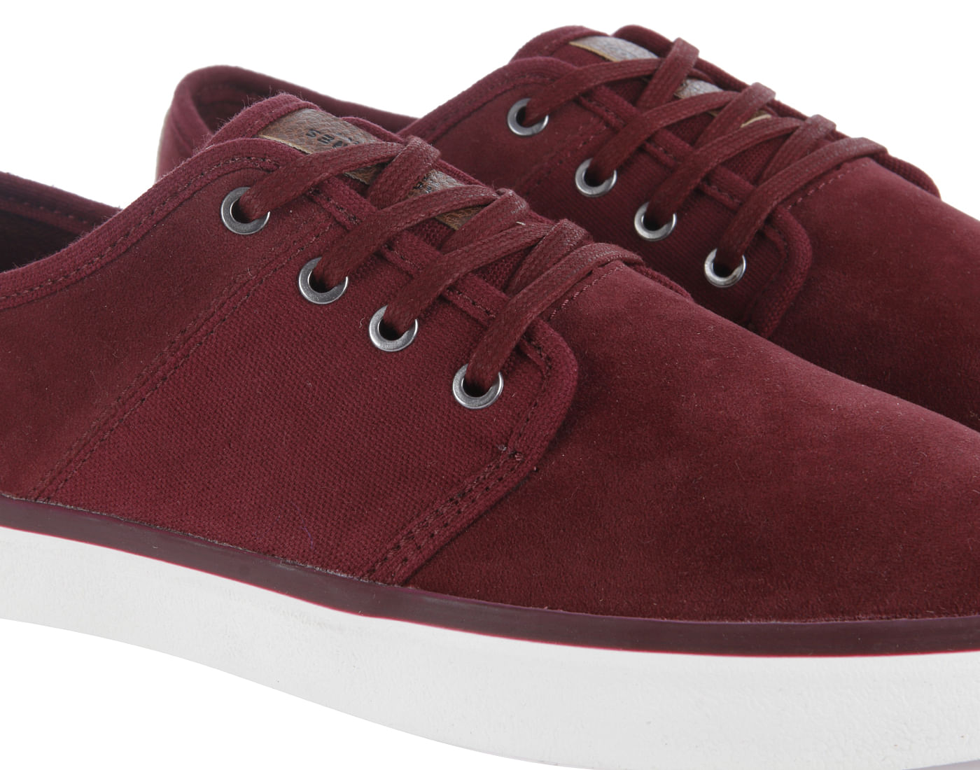 Red Lace Up Sneakers