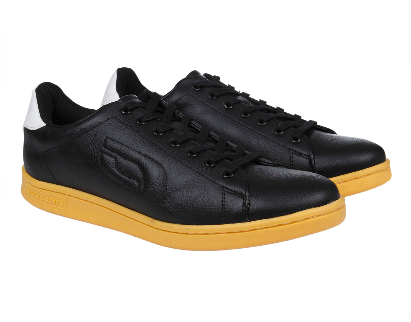 Black Pu Sneakers