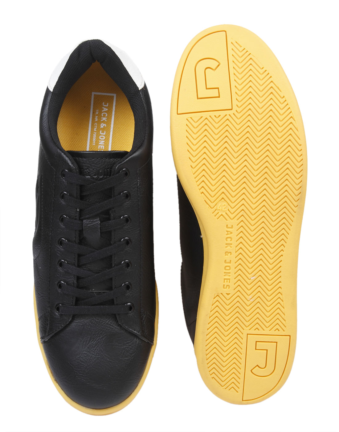 Black Pu Sneakers