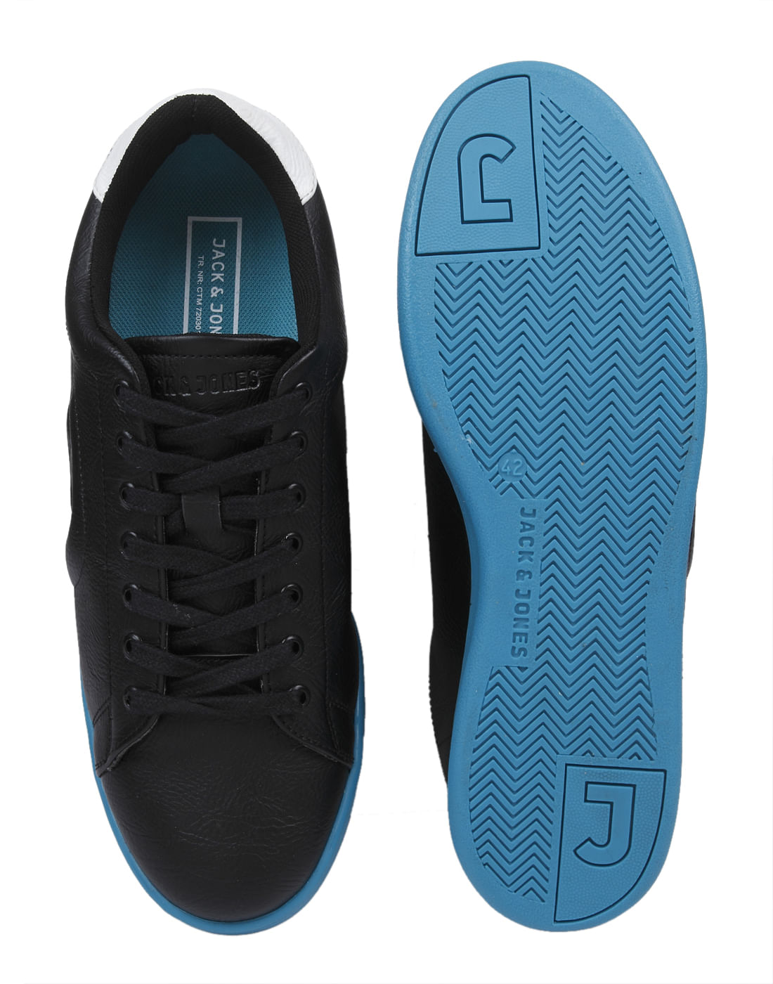 Black Pu Sneakers