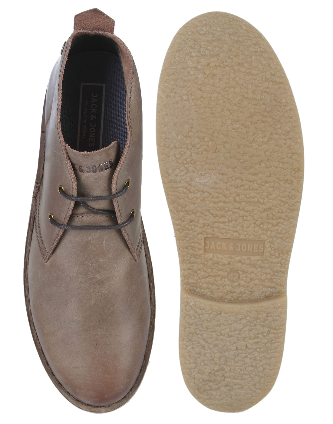 Brown Leather Derby Shoes