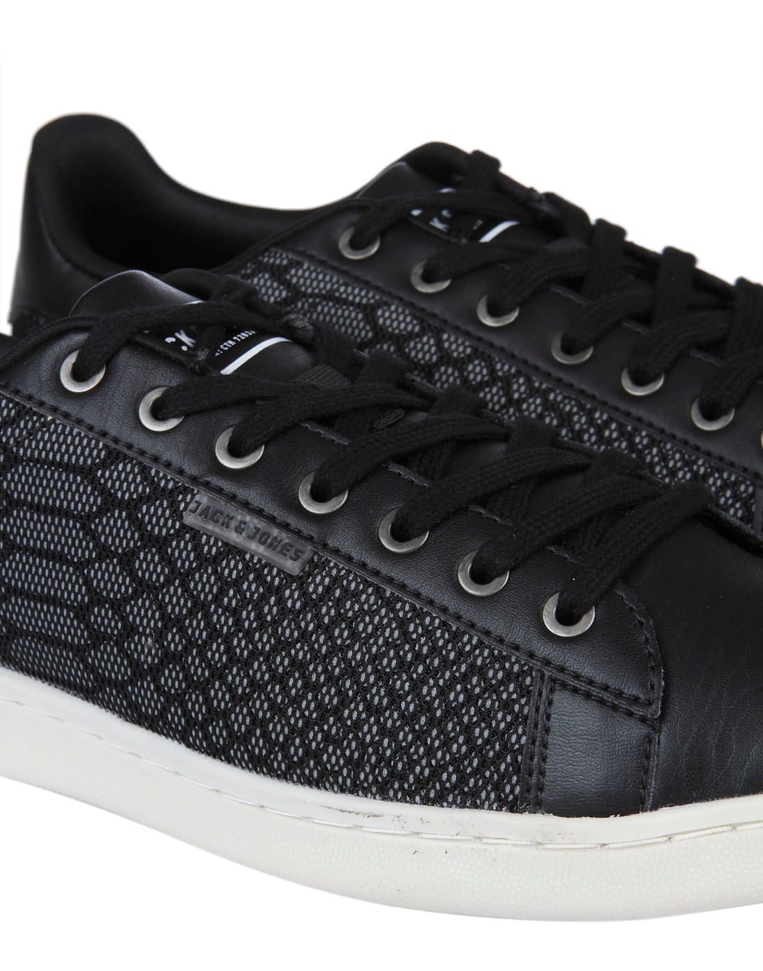 Black Print Sneakers
