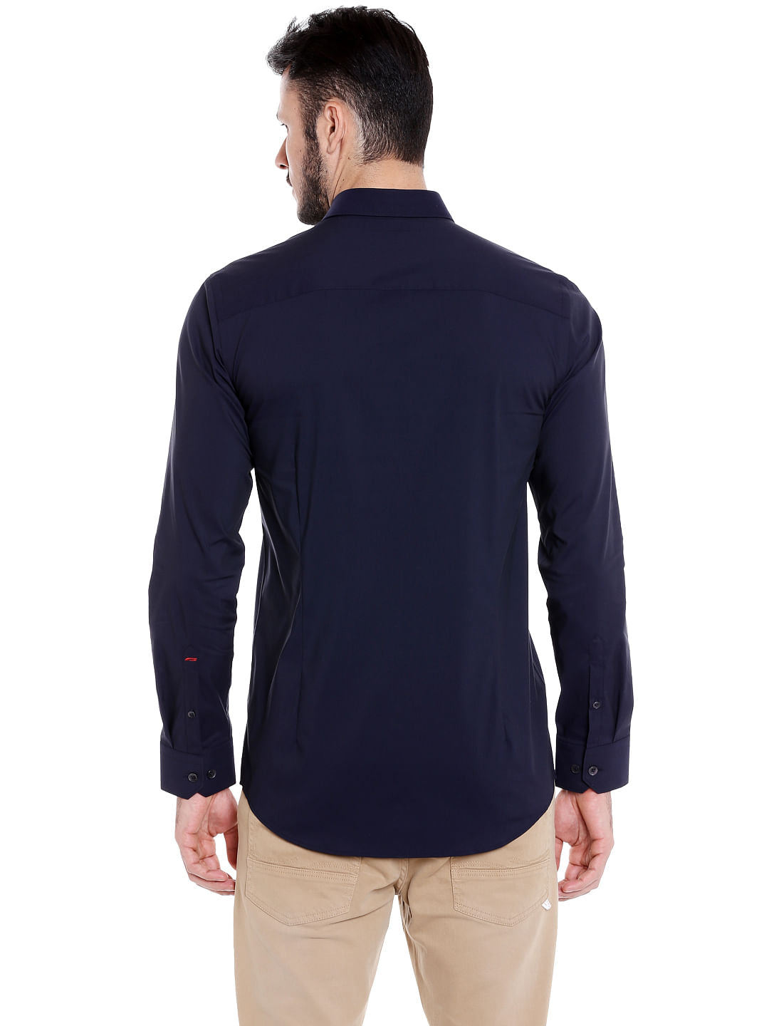 Navy Blue Full Sleeves Shirt