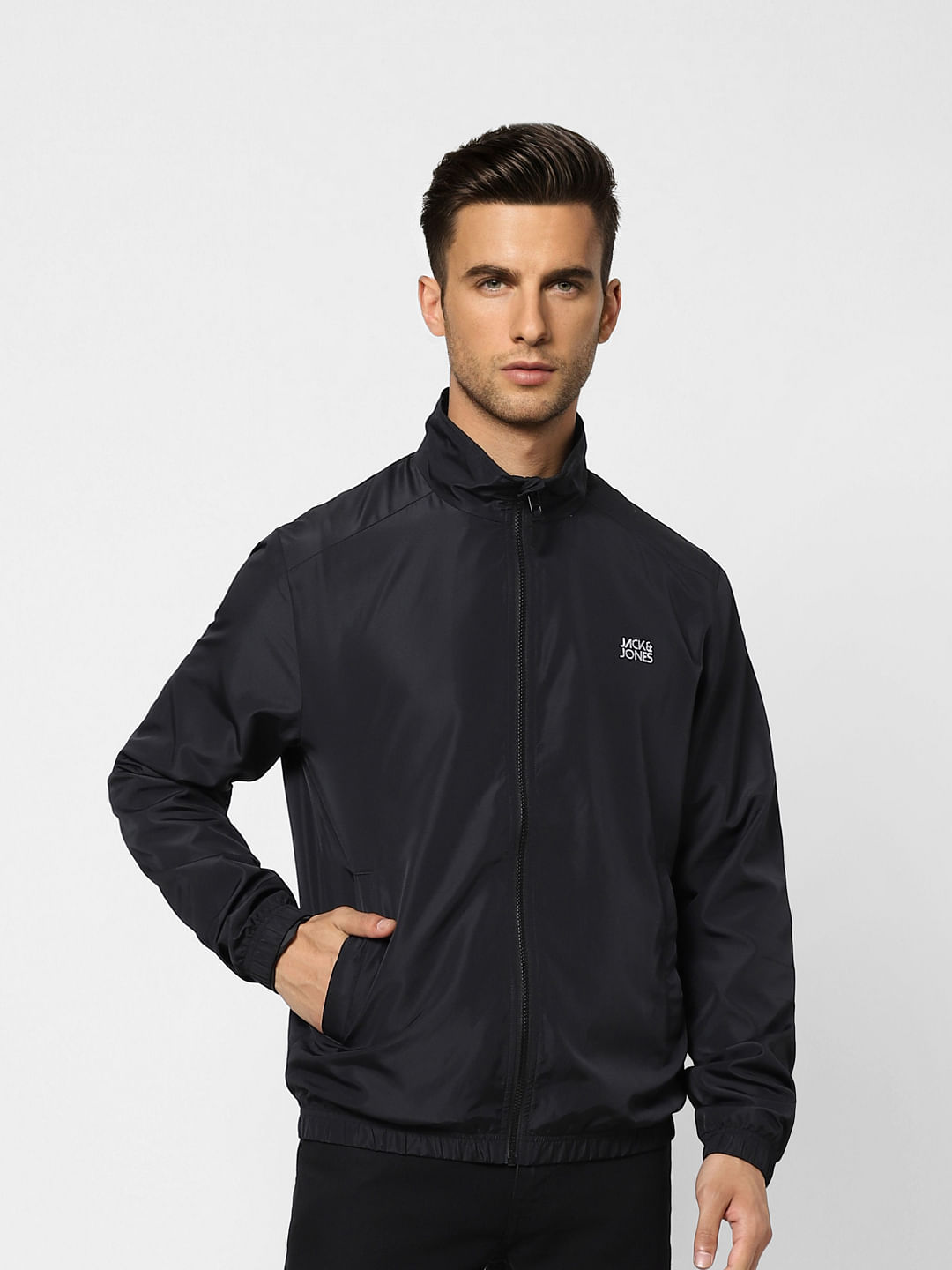 Black Wind Breaker Jacket