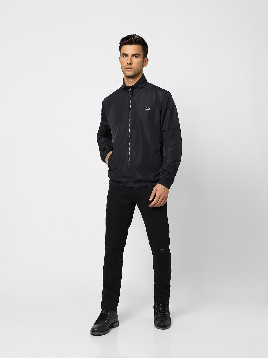 Black Wind Breaker Jacket