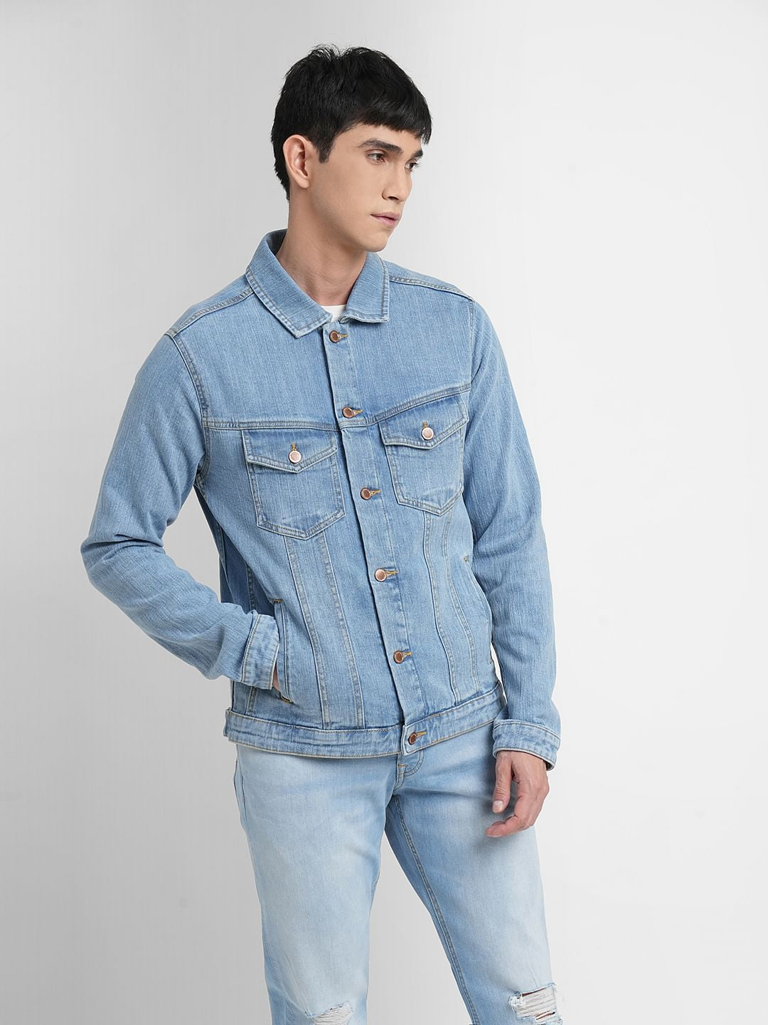 Light Blue Trucker Denim Jacket
