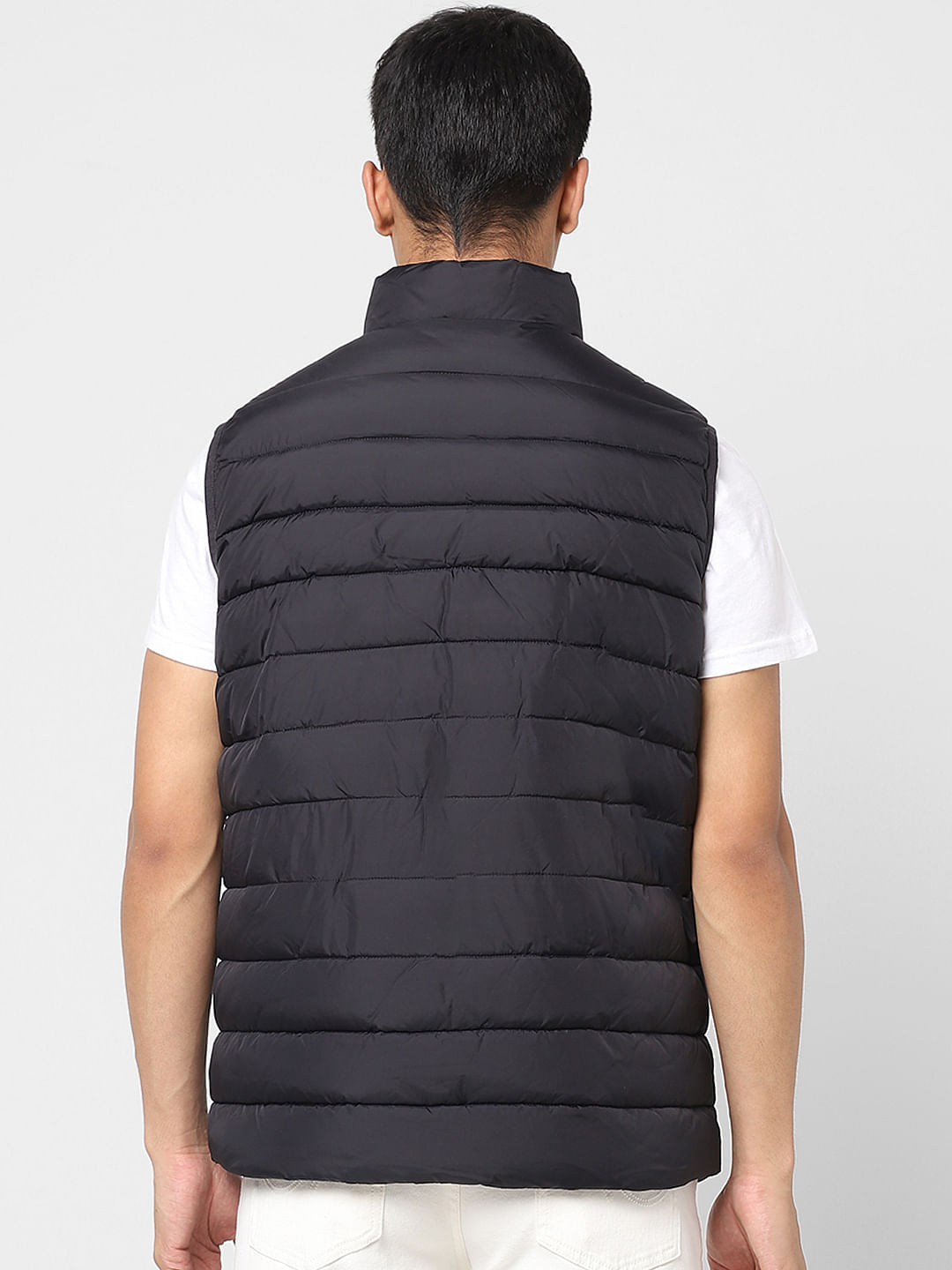 Black Puffer Vest Jacket