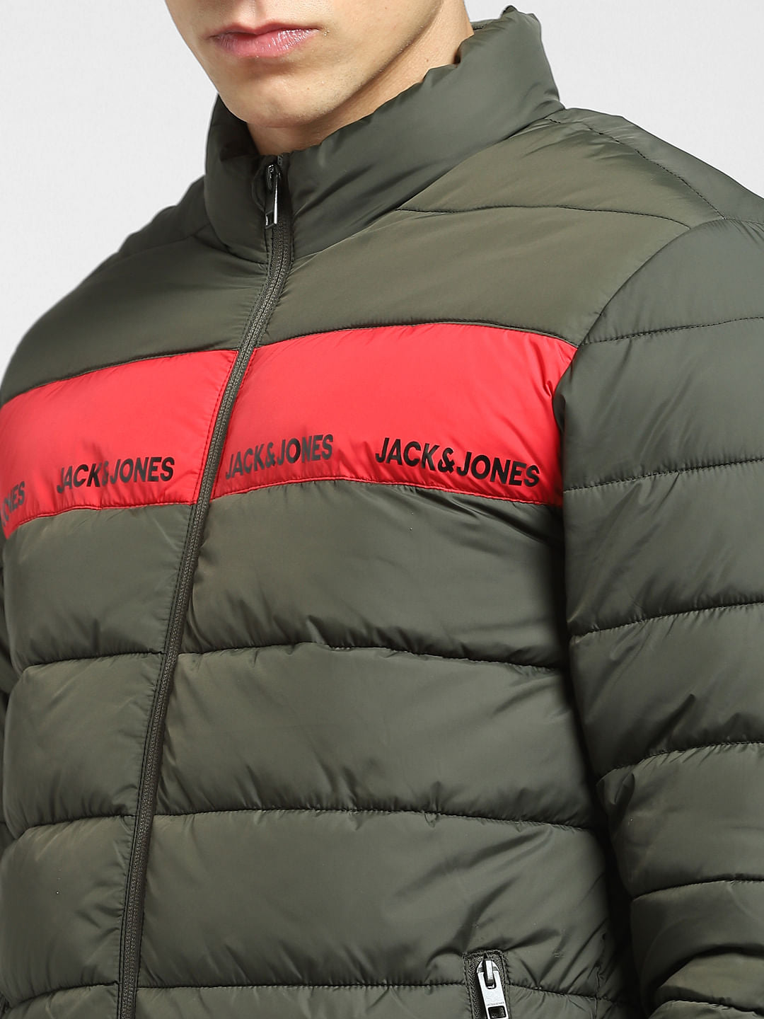 Green Quilted Hooded Puffer Jacket