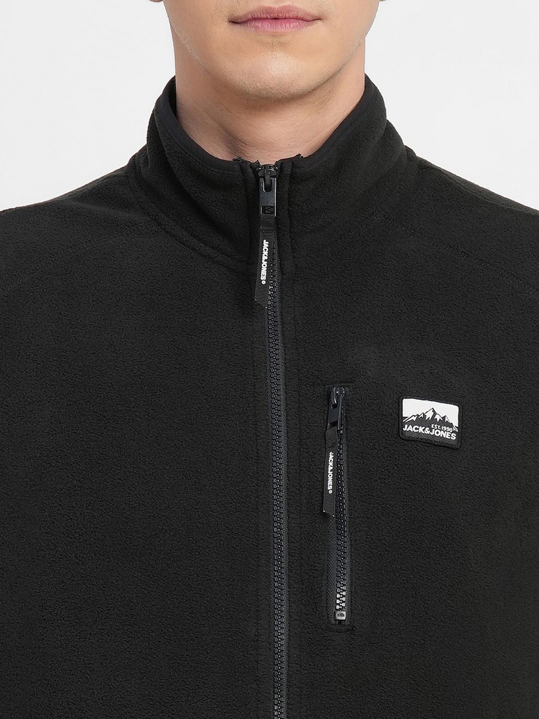 Black Polar Vest Jacket