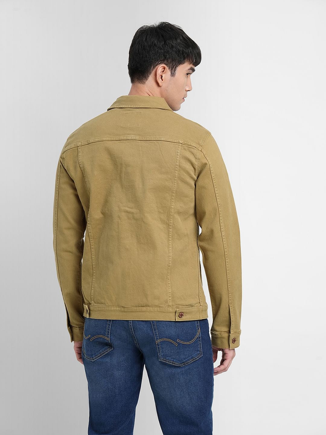 Brown Trucker Denim Jacket