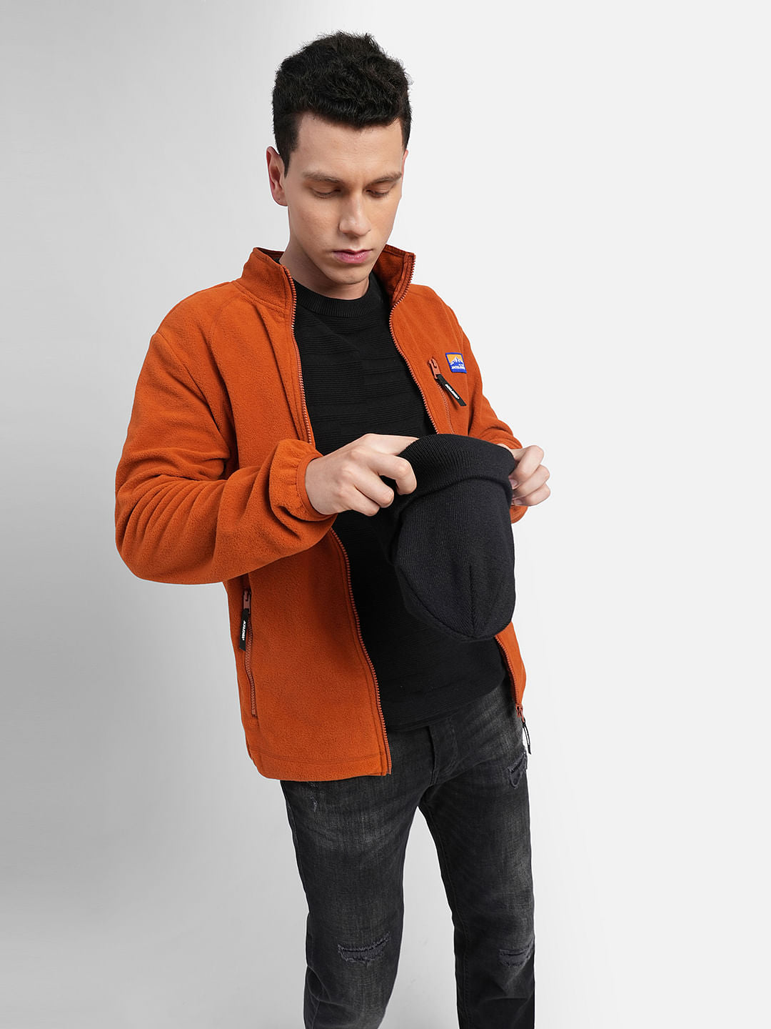 Brown Polar Jacket - S