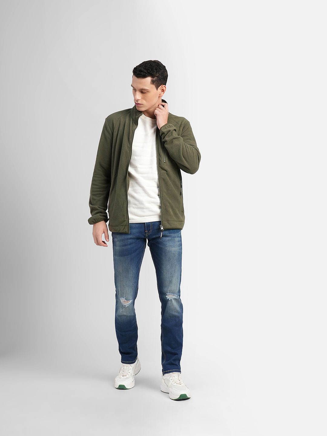 Olive Green Polar Jacket