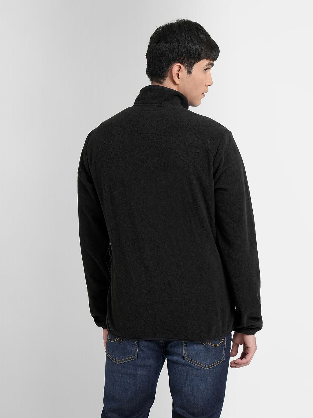 Black High Neck Jacket