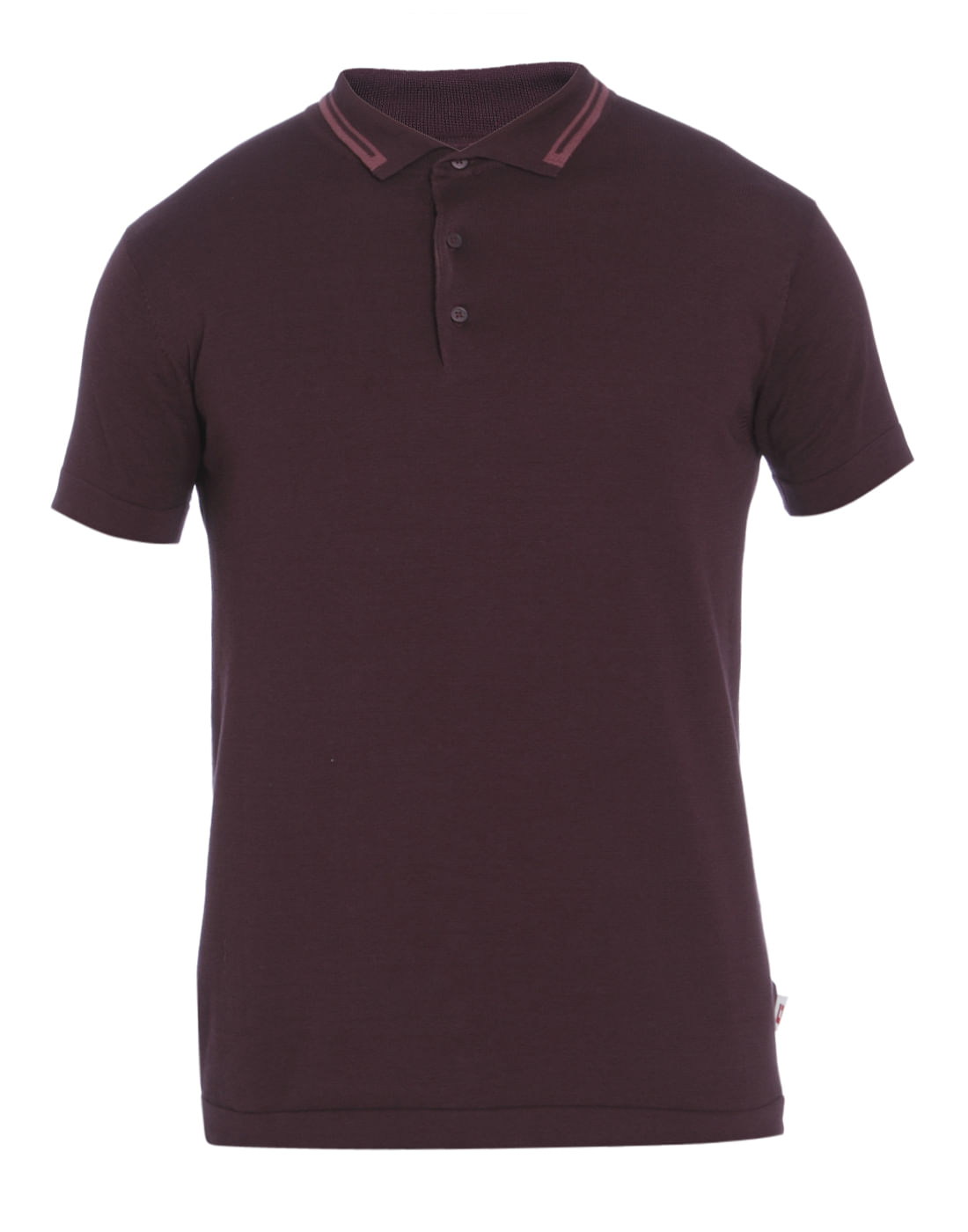 Red Polo Neck T-shirt