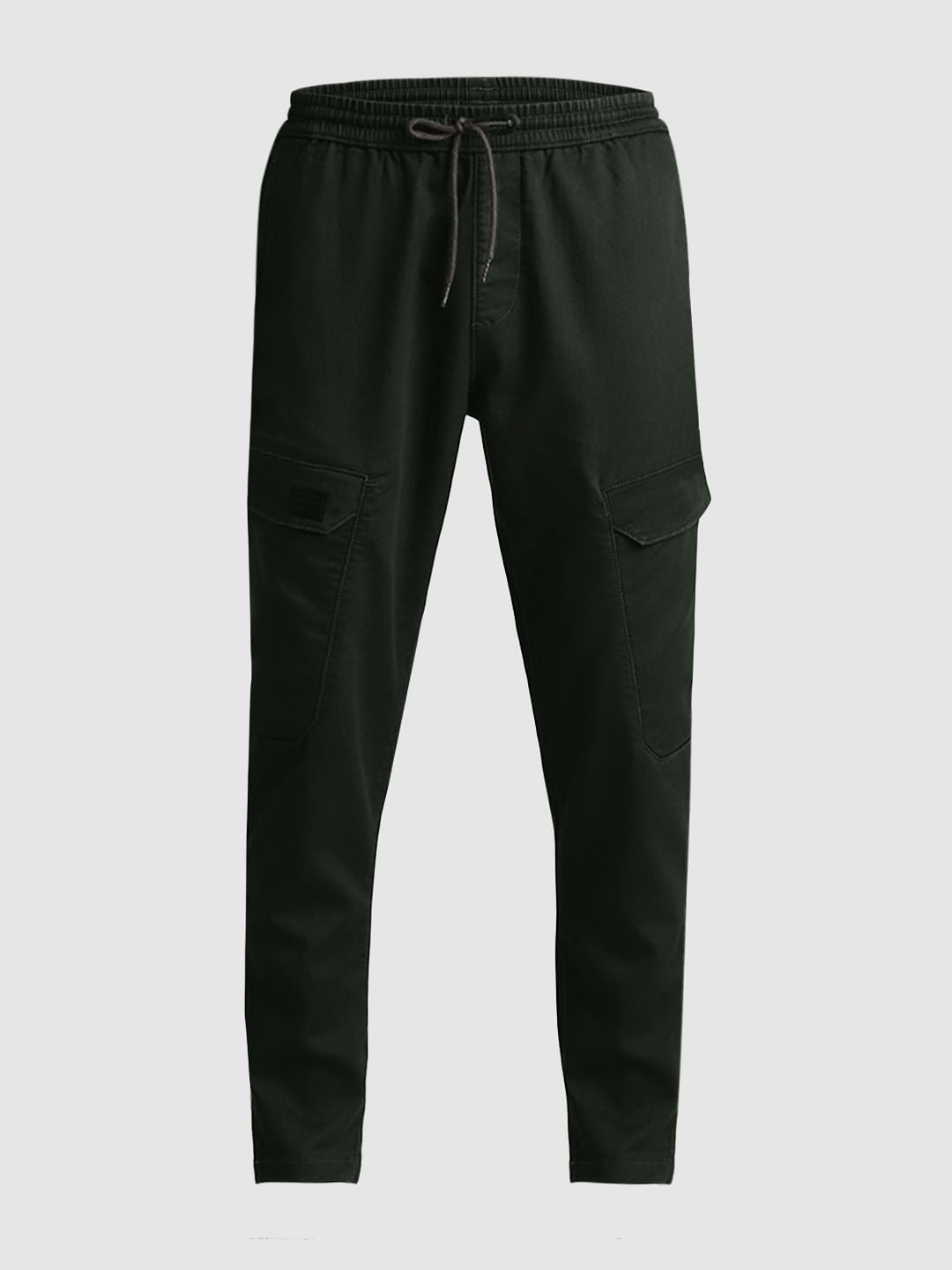 Green Mid Rise Cargo Pants