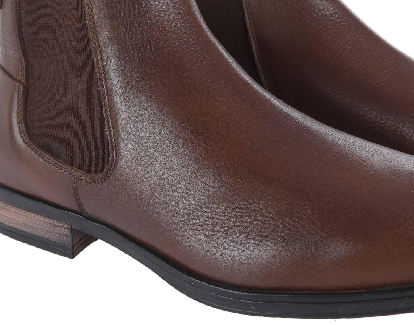 Brown Leather High Top Boots