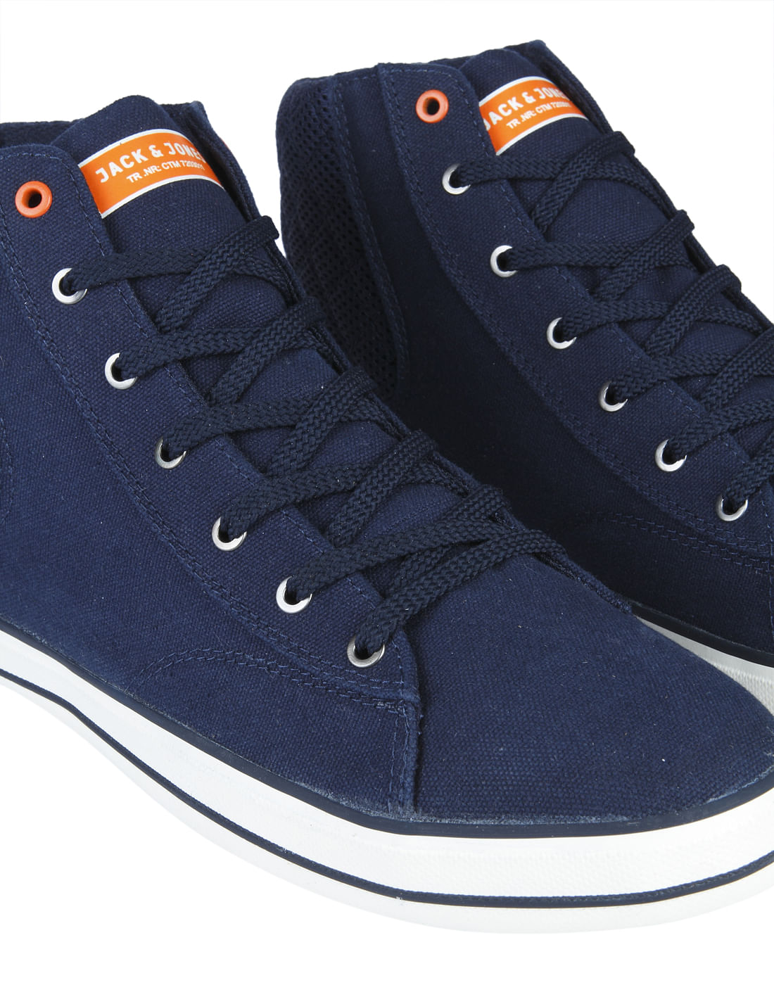 Blue Ankle High Sneakers
