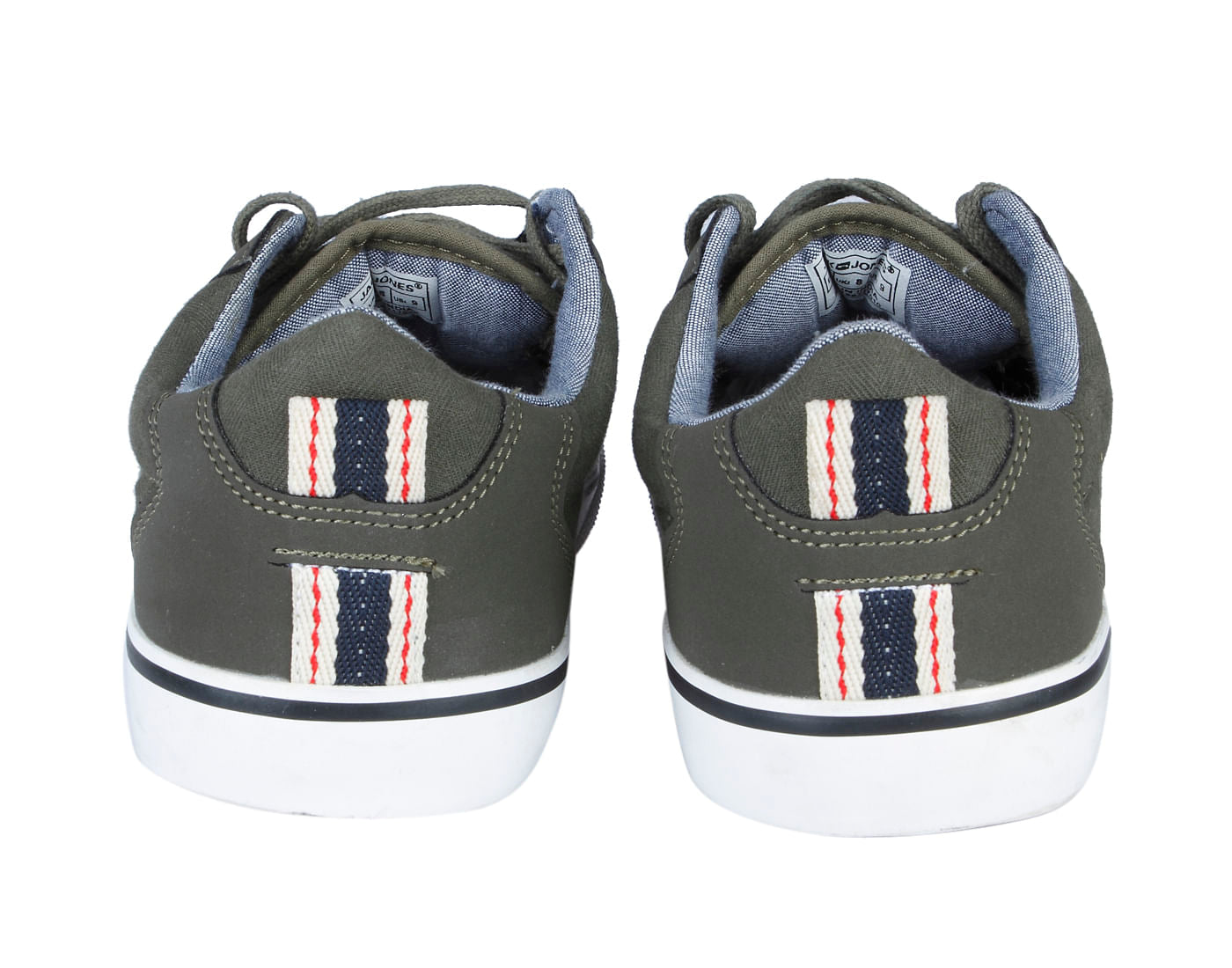 Green Lace Up Canvas Sneakers