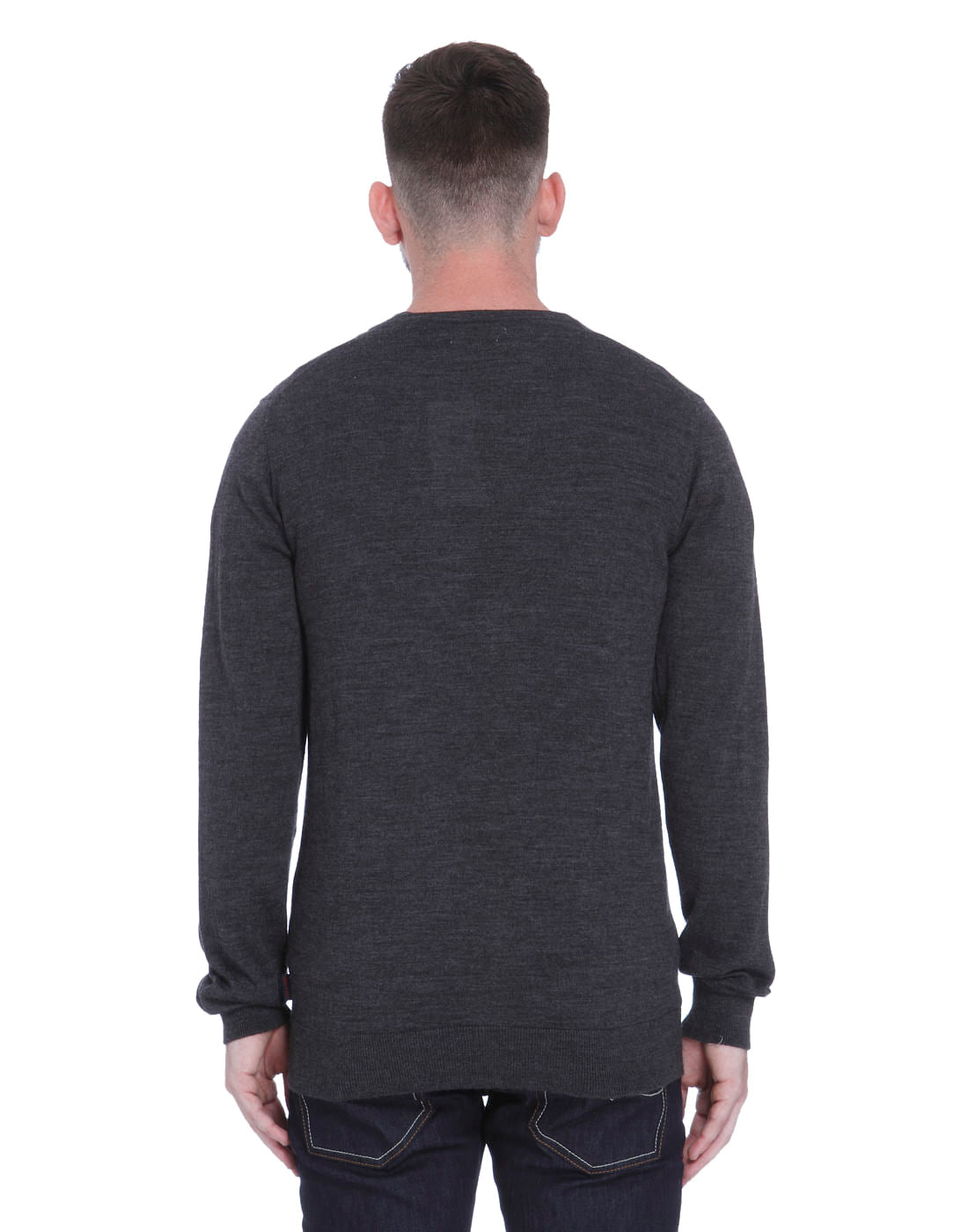 Dark Grey Knit Cardigan
