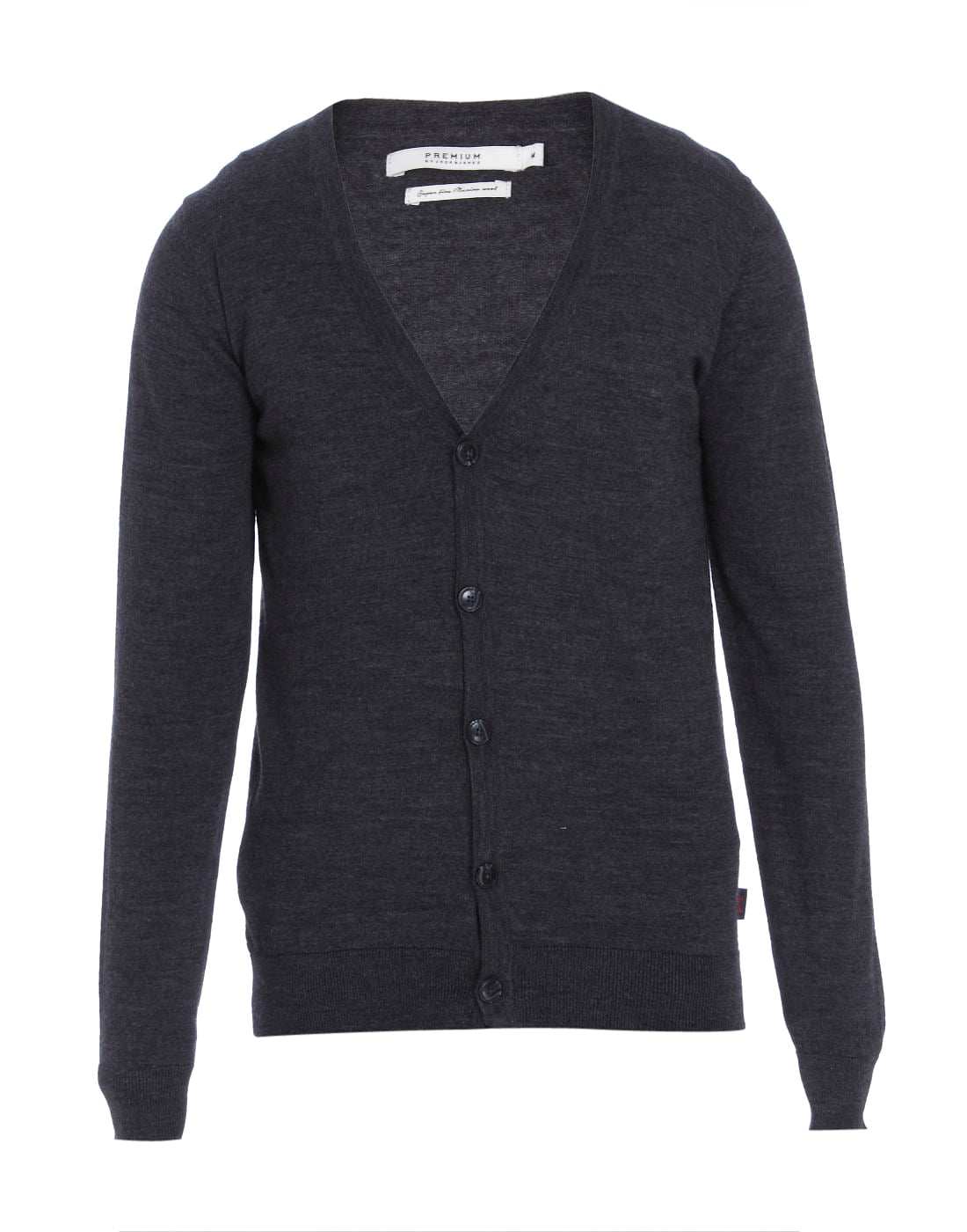 Dark Grey Knit Cardigan
