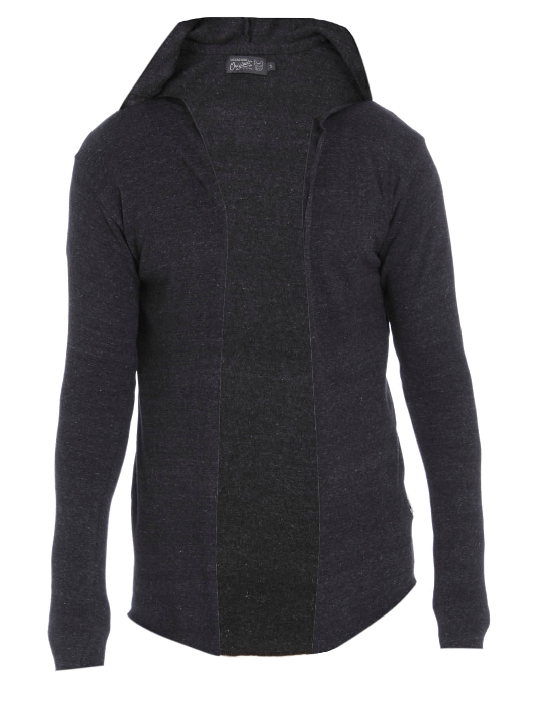 Buy Men Dark Grey Front Open Cardigan online | Jack & Jones