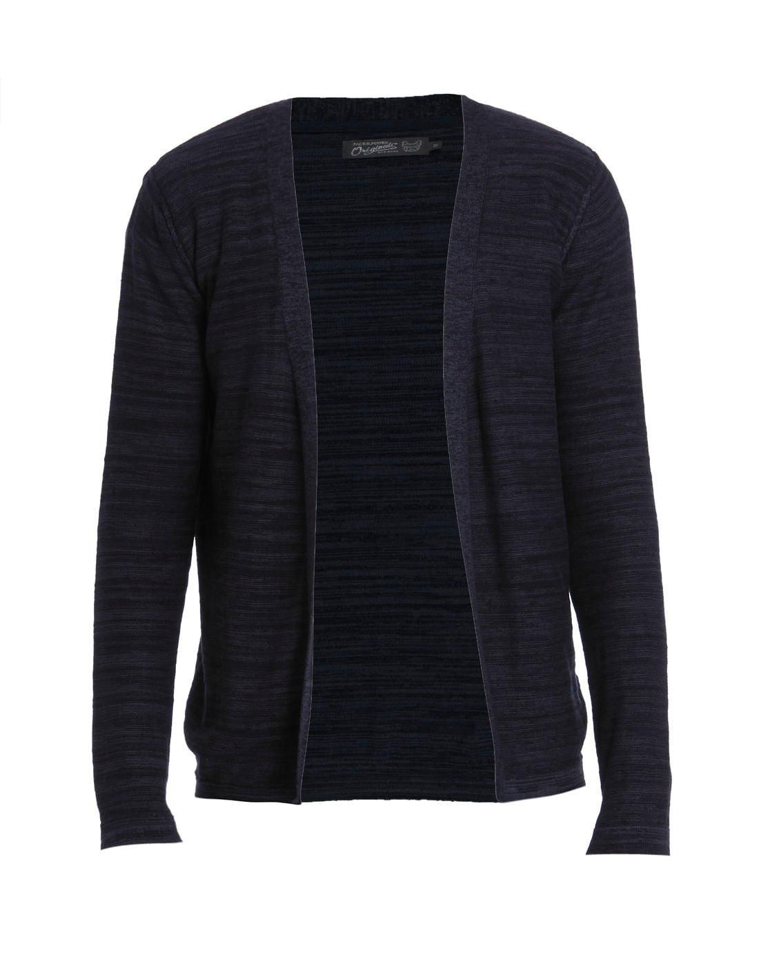 Navy Blue Front Open Cardigan