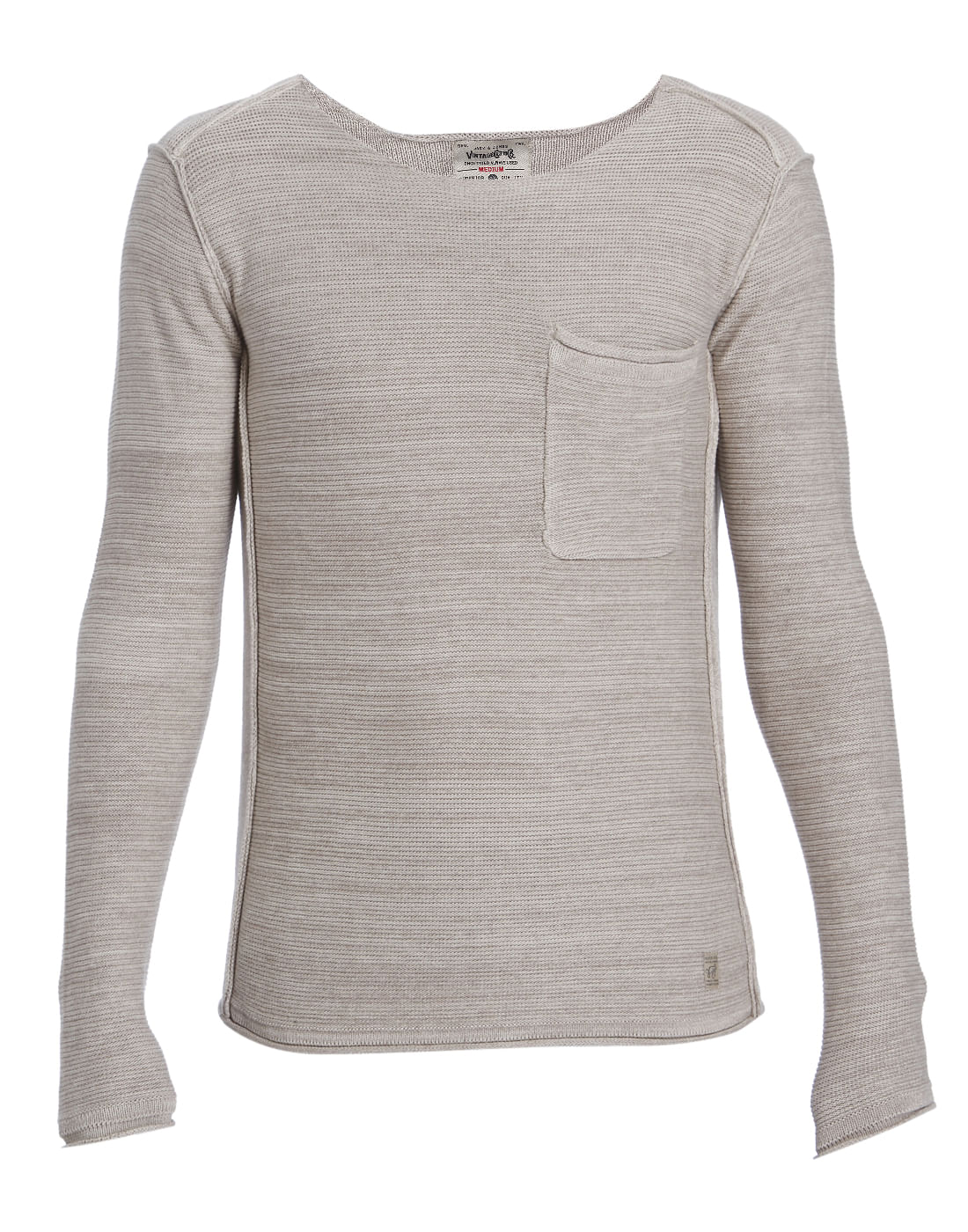 Beige Knit Pullover