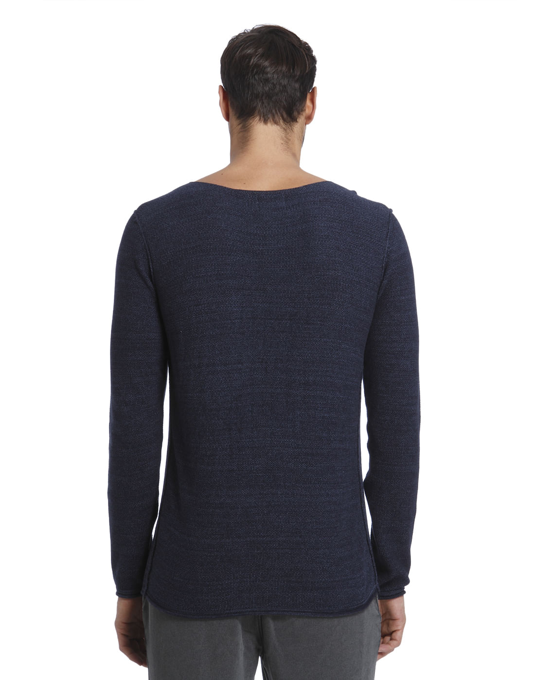 Blue Knit Pullover