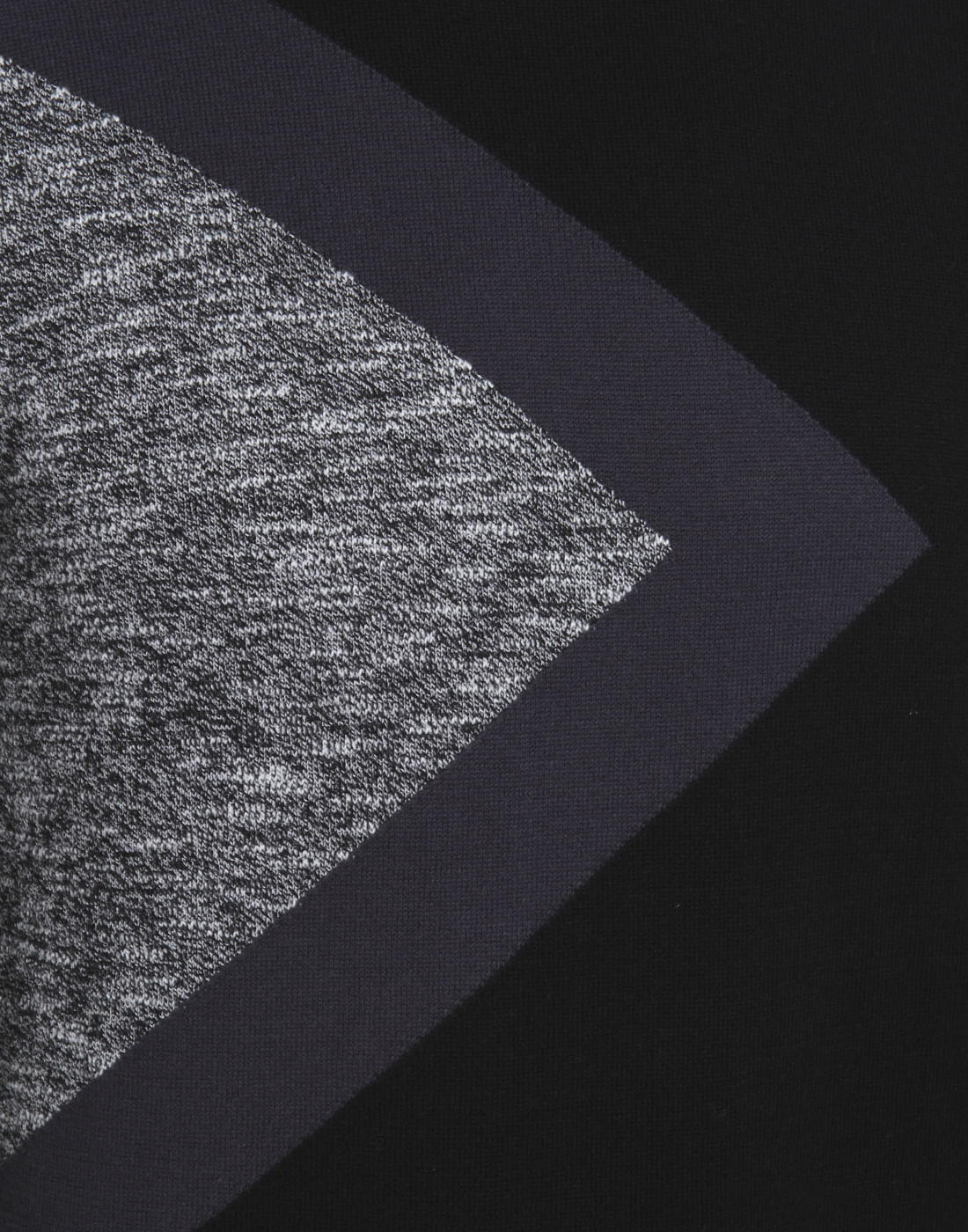Black Colourblocked Pullover