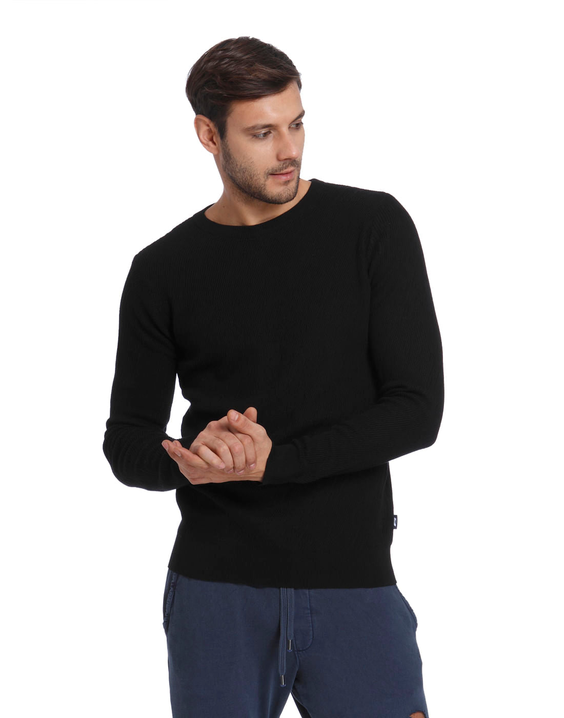 Black Pullover - S