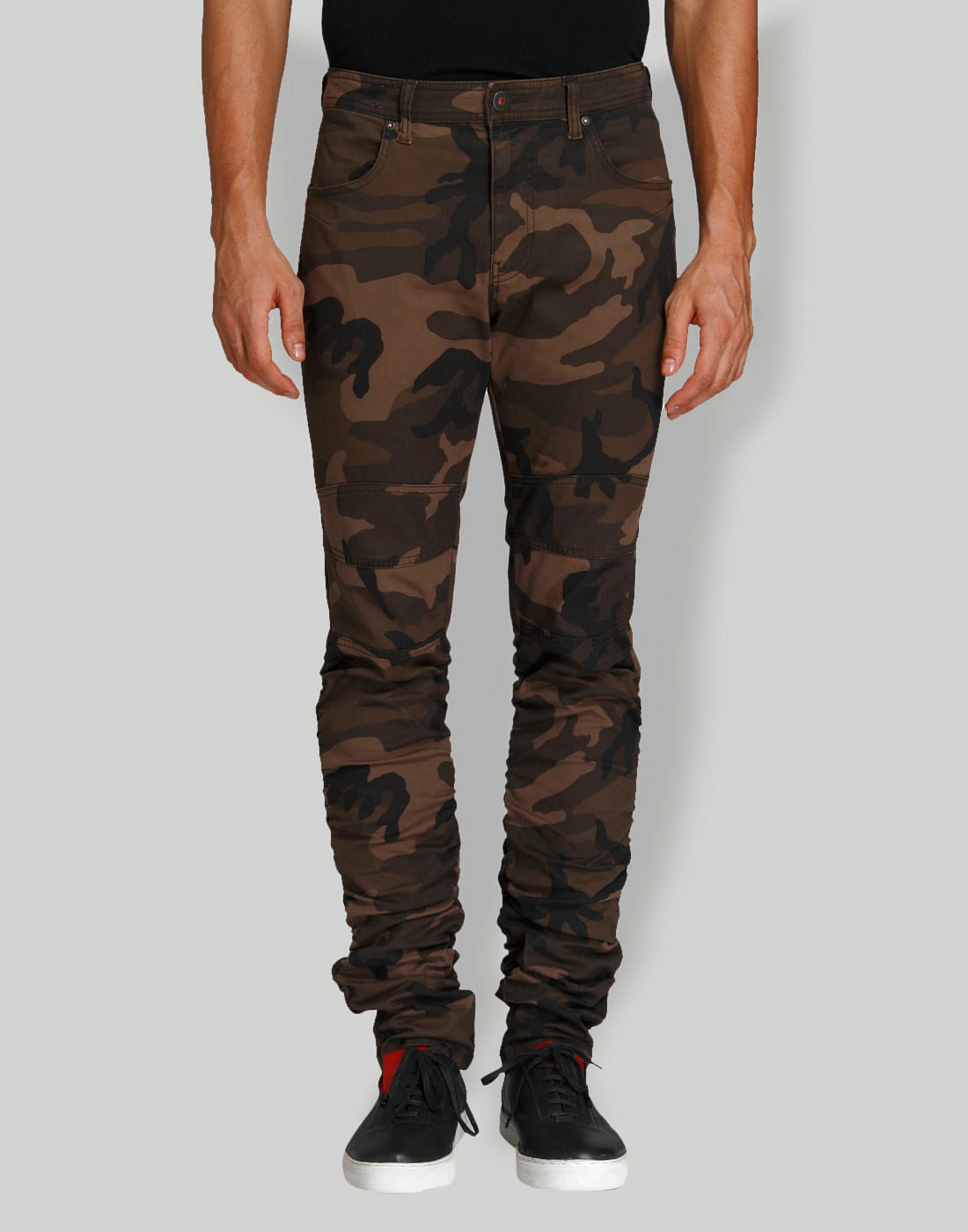 Brown Camo Print Pants - 28/32